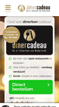 Mobile Screenshot of diner-cadeau.nl
